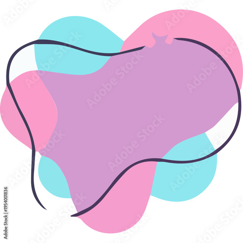 Pastel Splatters Vector Element
