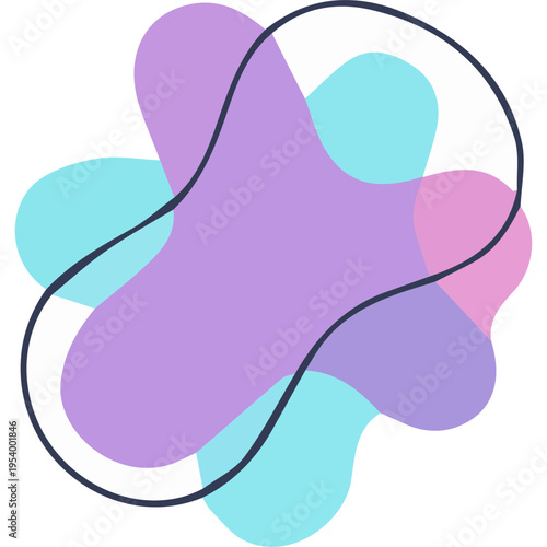 Liquid Blobs Vector Element