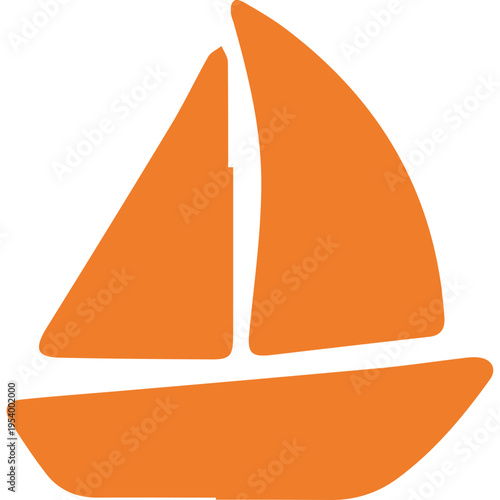 Sailboat Vector Element