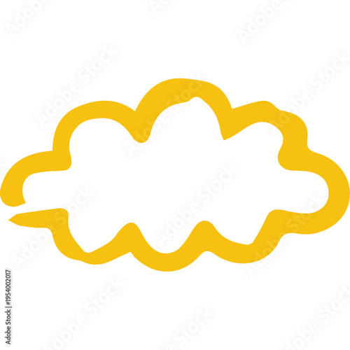 Cloud Vector Element