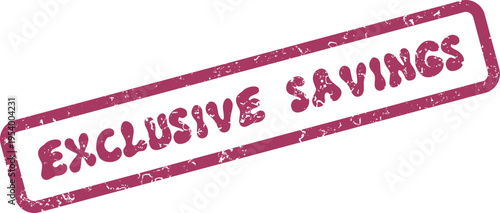 Exclusive Savings Stamp Highlighting Special Offers and Member Benefits for Valued Customers