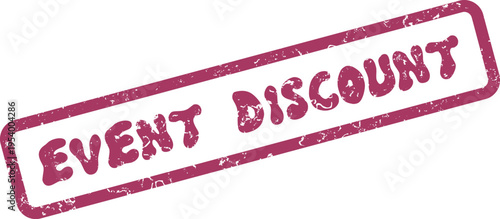 Event Discount Promotional Stamp for Special Occasions and Targeted Marketing Campaigns