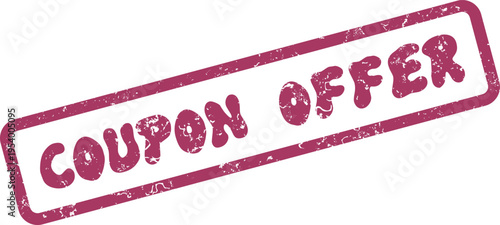 Exclusive Coupon Offer Stamp for Driving Customer Engagement and Promotional Retail Sales