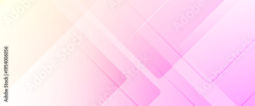 Abstract Soft Pink and Yellow Pastel Geometric Background with Overlapping Transparent Shapes and Diagonal Lines for Modern Minimalist Web Banner and Creative Presentation Backdrop