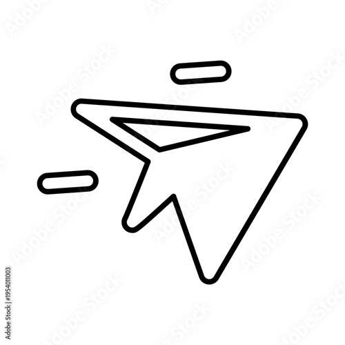 Paper plane icon