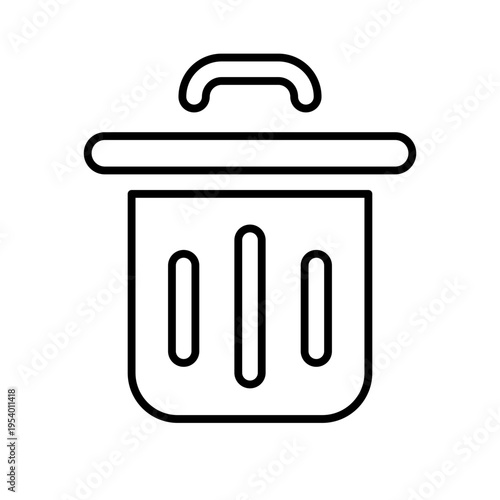 Trash bin icon
