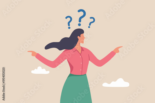 Woman Thinking About Choices