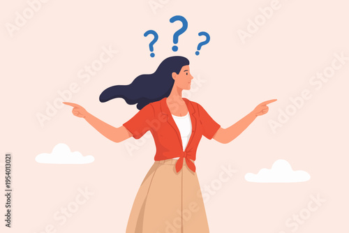 Woman Thinking About Choices