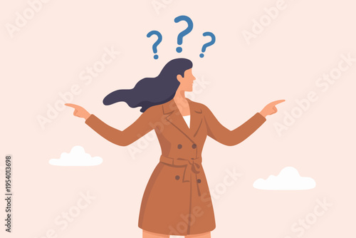 Woman Thinking About Choices