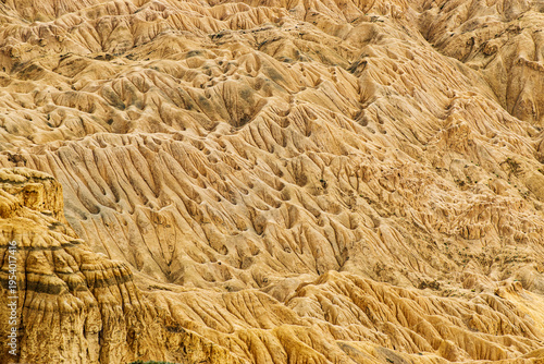 Принти на полотні Beautiful scenic view of Moonland, near Lamayuru, named for its uncanny resemblance to the surface of the Moon