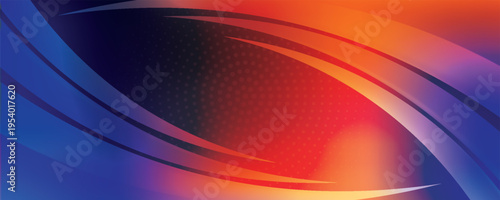 Abstract Orange Fluid Banner Template. Modern background design. gradient color. Dynamic Waves. Liquid shapes composition. Fit for banners