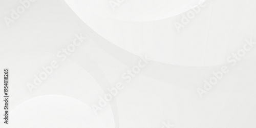 white background with abstract curve shape and swirl line decoration