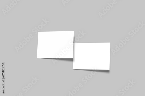 A4 Flyer Landscape Blank Mockup