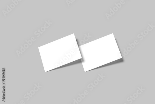 A4 Flyer Landscape Blank Mockup