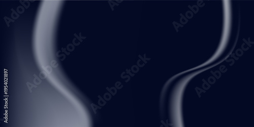 Navy blue silk satin. Silky shiny fabric. Dark luxury background with space for design. Banner. Wide. Long. Panoramic. Beautiful.Elegant.Birthday,Christmas.Eps10