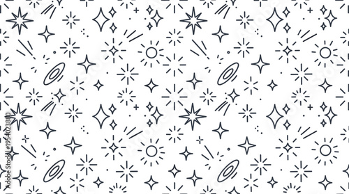 Elegant decorative sparkle and star accent collection concept designed for beauty, luxury, and clean modern styling with subtle radiant details. Objects of fine star shapes,