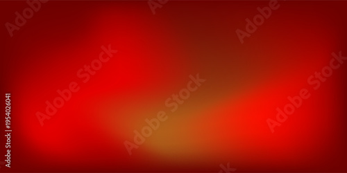 Saturated red gradient background. Abstract smooth hot color gradation wallpaper. Vibrant intense blurred backdrop for banner, poster, leaflet, brochure, booklet. Bright fiery red overlay. Vector