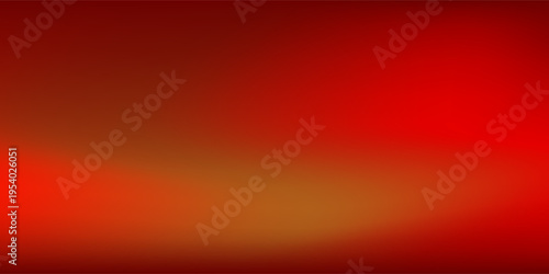 Saturated red gradient background. Abstract smooth hot color gradation wallpaper. Vibrant intense blurred backdrop for banner, poster, leaflet, brochure, booklet. Bright fiery red overlay. Vector