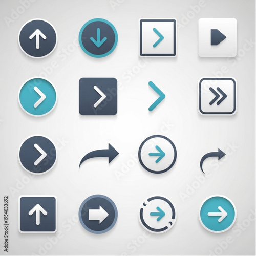 Free Download Collection of Various Directional Arrows Icons. - GFXLoad