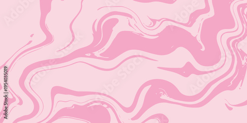 Abstract Pink and White Swirling Marble Background Pattern for Decorative Design and Artistic Texture