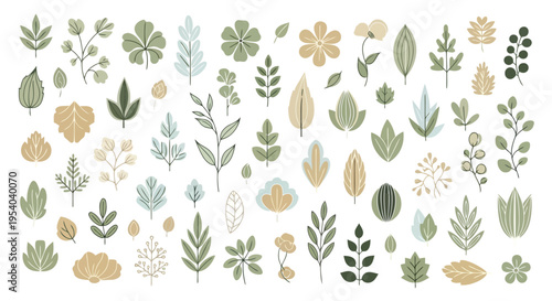 A diverse collection of various animal silhouettes and shapes in a variety of styles