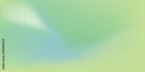 Abstract Soft Gradient Vertical Lines Background in Green and Blue Tones