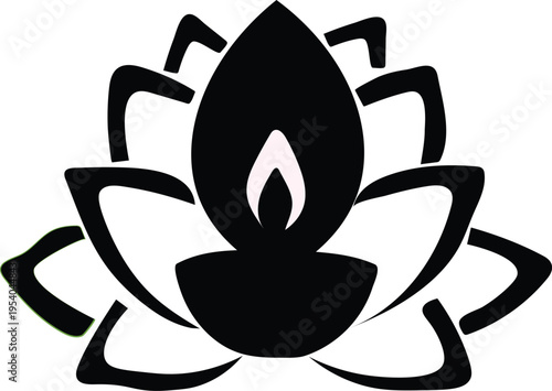 Black silhouette vector illustration of a celtic knot tattoo design featuring a scary spider and crab symbol for a zodiac or nature sign art icon