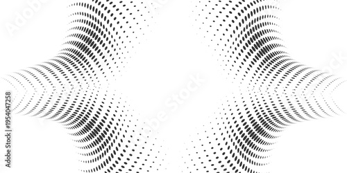 Basic halftone dots effect in black and white color. Halftone effect. Dot halftone. Black white halftone.Background with monochrome dotted texture. Polka dot pattern template. Background with black