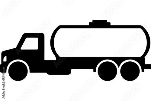 Tanker Truck Vector Illustration