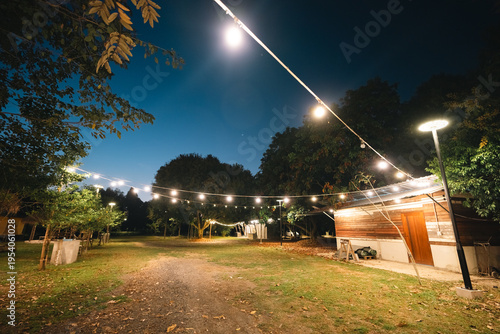 Glamping campsite with camp...