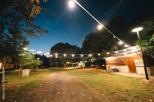 Glamping campsite with camp...
