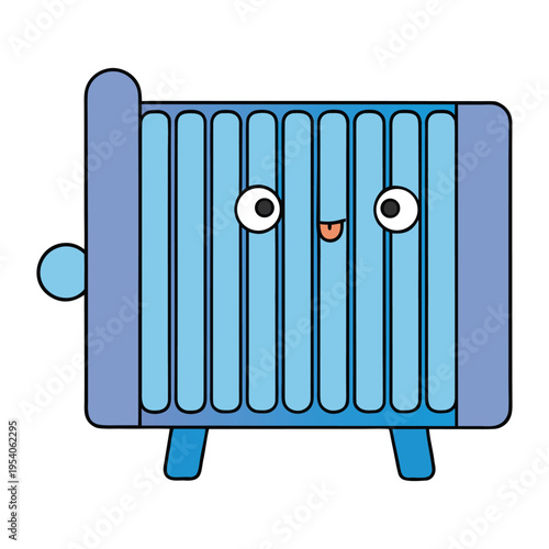 A heating radiator with a thermostat efficiently warms your space, letting you control temperature for comfort while saving energy and maintaining consistent heat.
