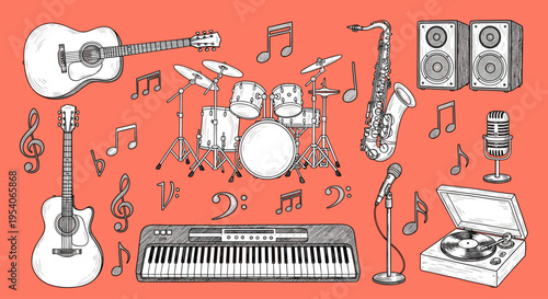 Musical instruments for creative music making.