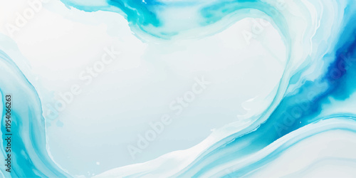 Vector Abstract liquid background captures water movement, and create flow, splash, fluid wave and soft shapes and cool ocean feel and natural design.