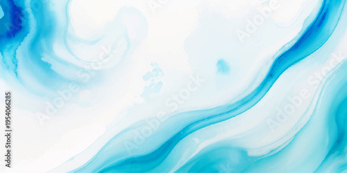 Vector Abstract artistic blue and white fluid design and creative liquid marble texture and modern stylish artistic patterns and unique elegant backdrop and aesthetic water and ink flow pattern.