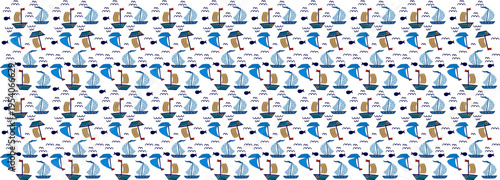 Vibrant Summer Tropical Elements Seamless Pattern