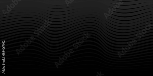 Black oblique straight line background. Masculine dark linear abstract wallpaper. Elegant luxury striped gradient texture.