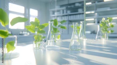 Wallpaper Mural Advanced Green Technology Research Facility Showcasing Sustainable Innovation and Plant Growth Experiments Torontodigital.ca