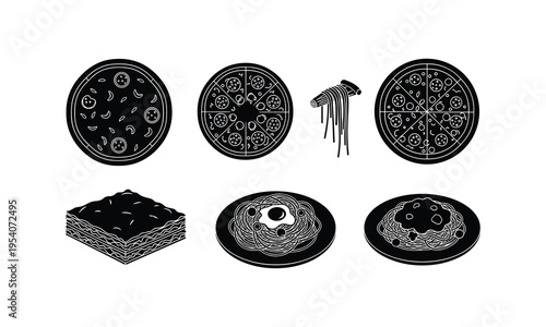 Creative interpretations of celestial bodies as various food items