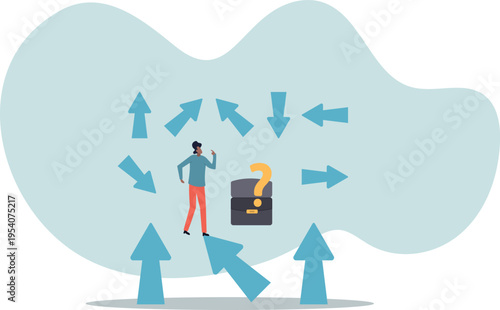 way or choosing options, best alternative or solution to success,human life and situation.