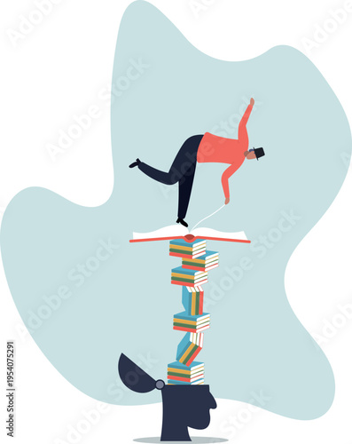 Reading books to gain knowledge, intelligence and thinking skill, lifelong learning, research and study for personal growth .human life and situation.