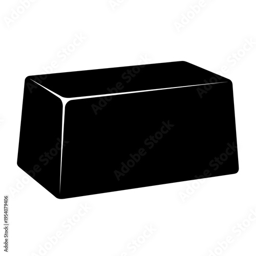 Solid Beeswax Block Silhouette for Natural Candle Making and Cosmetics