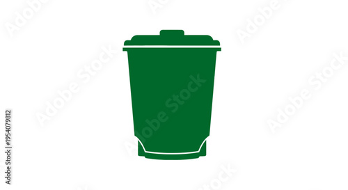 Green Waste Bin with Pedal.