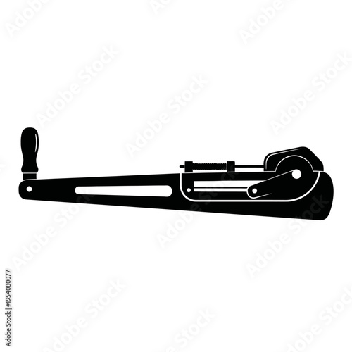 Silhouette of Wooden Adjustable Strap Cutter Slicing Tool for Leather Belt Making