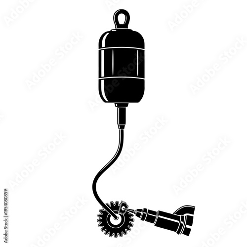 Jeweler Flex Shaft Hanging Motor Silhouette for Metalcraft and Precision Work