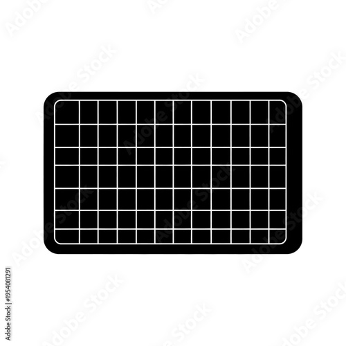 Gridded Cutting Mat Silhouette for Safe Workbench Leathercraft Measurement