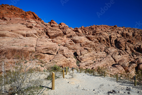 Trailhead at Red Rock Canyon, Nevada, USA

