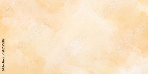 Abstract watercolor background featuring soft blends of orange, peach, and amber tones for decor.