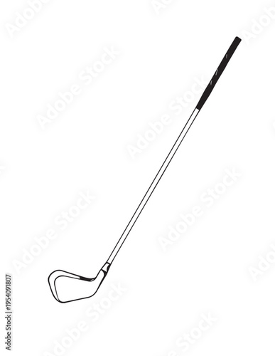 golf club and golf ball