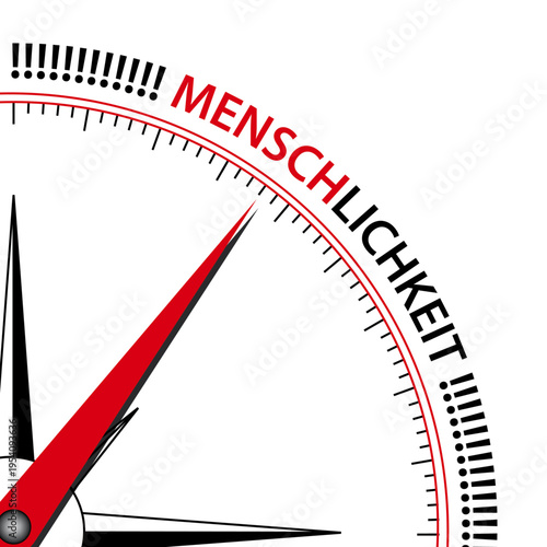 Kompass Menschlichkeit